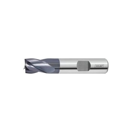 Holex Solid Carbide End Mill, TiAlN Coated, 8 mm 202615 8